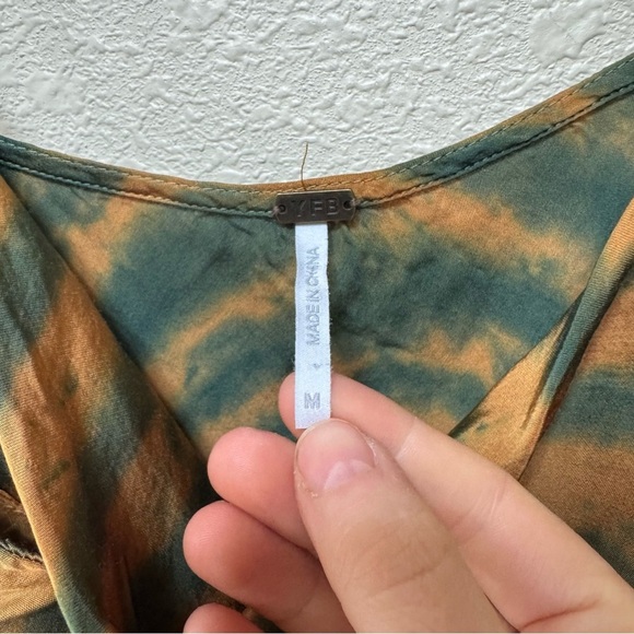 YBF felicity skirt and emmet tank in golden harvest spin wash - Picture 6 of 8